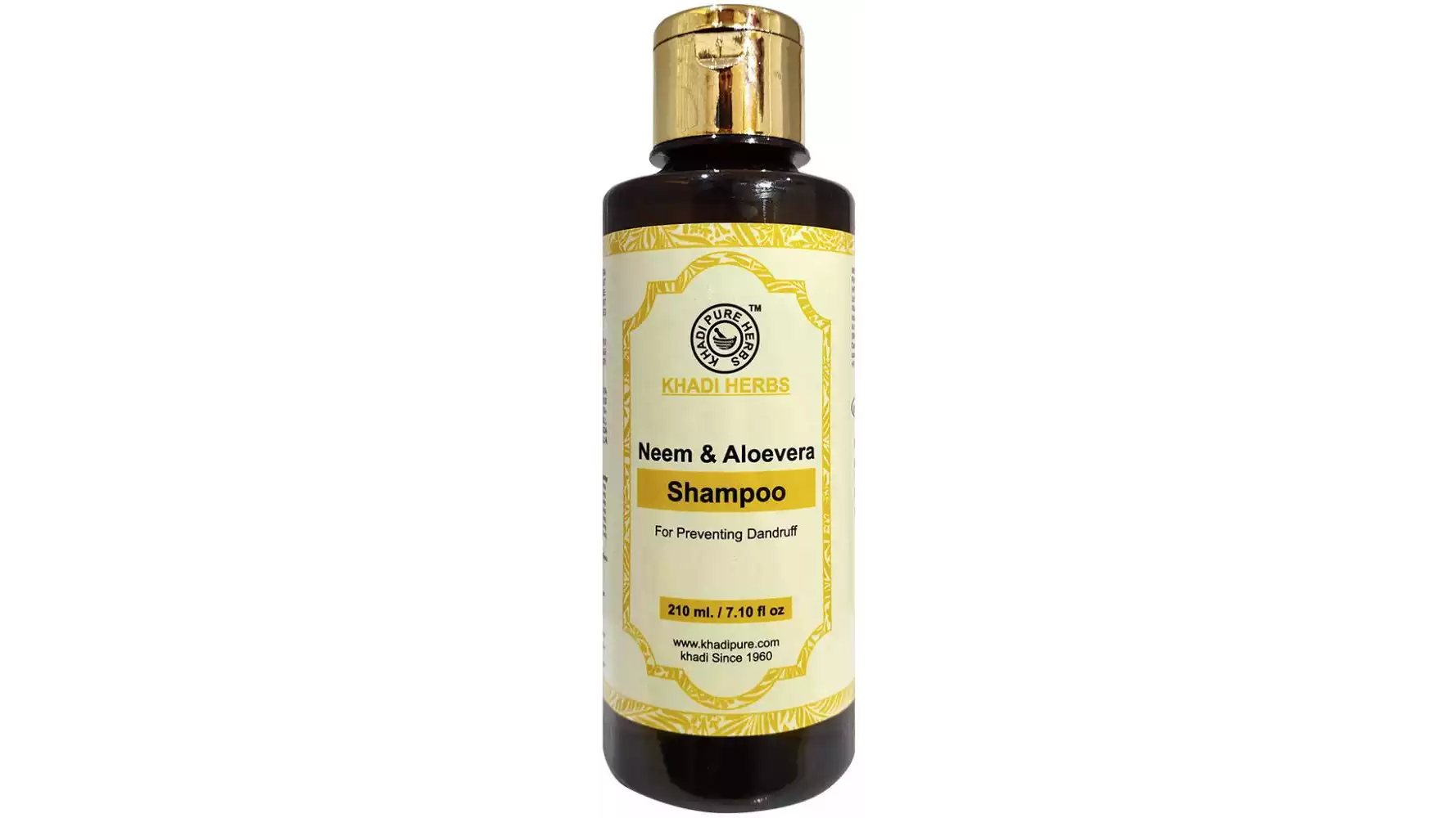 Khadi Pure Herbs Neem & Aloevera Shampoo (210ml)