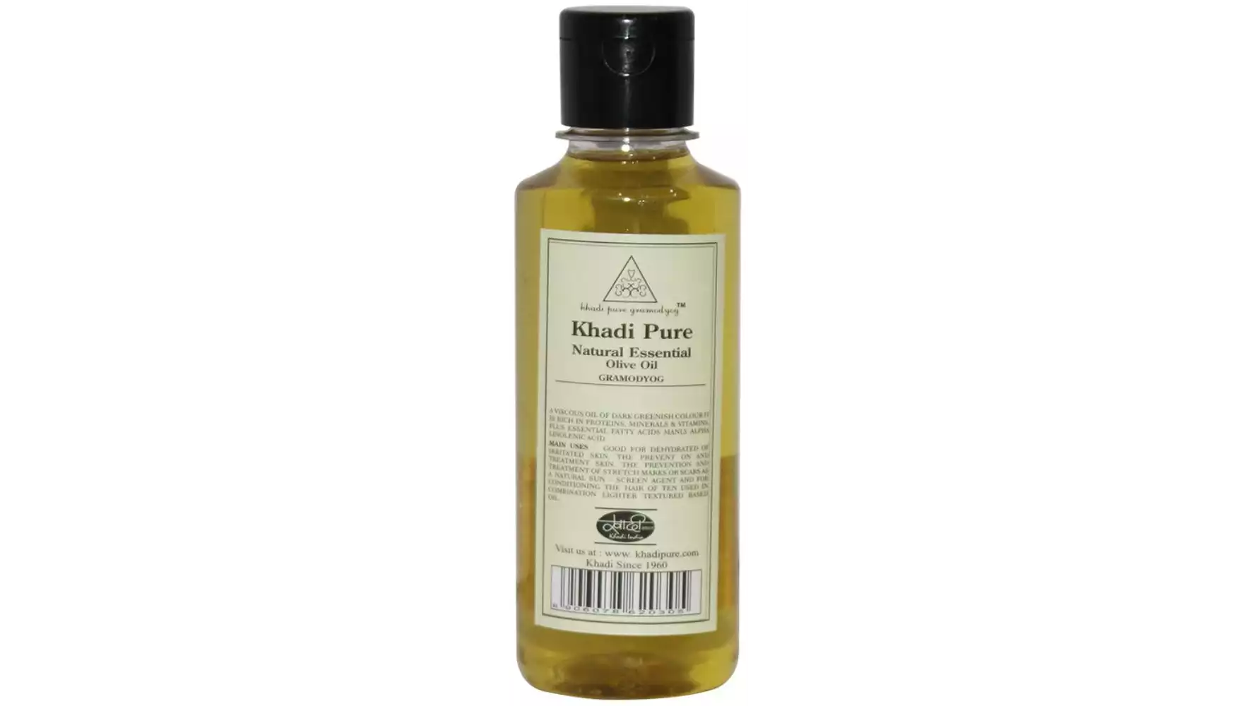 Khadi Pure Natural Essential Olive Oil (210ml)
