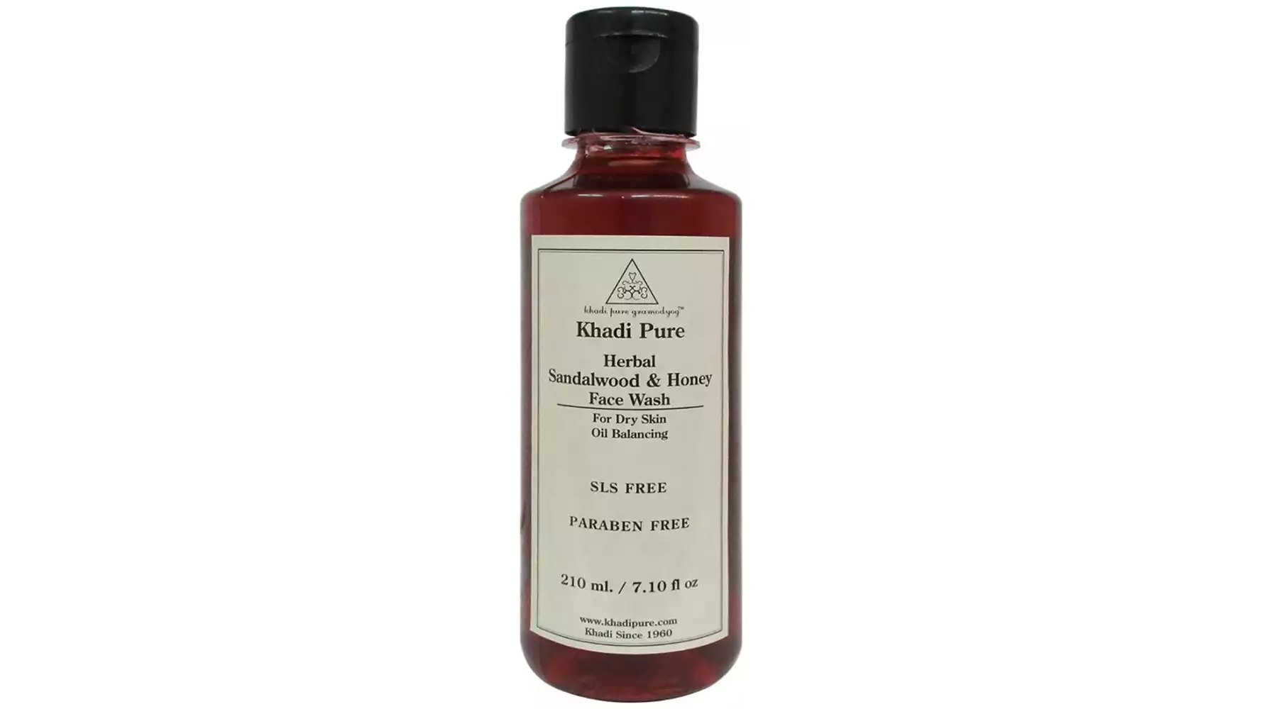 Khadi Pure Sandalwood & Honey Face Wash Sls-Paraben Free (210ml)