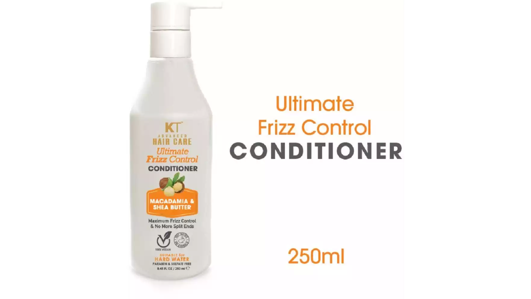 KT Hair Care Ultimate Frizz Control Conditioner (250ml)