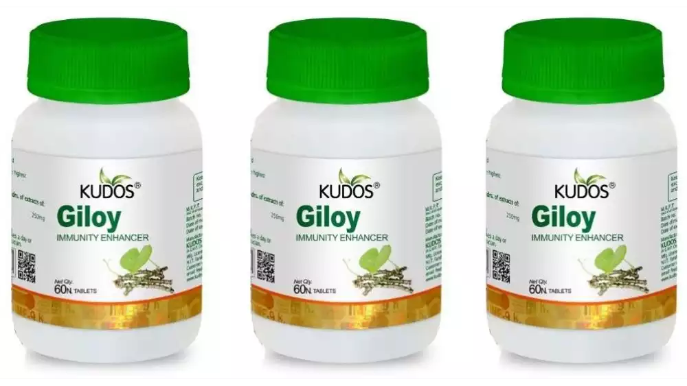 Kudos Giloy Tablets (60tab, Pack of 3)
