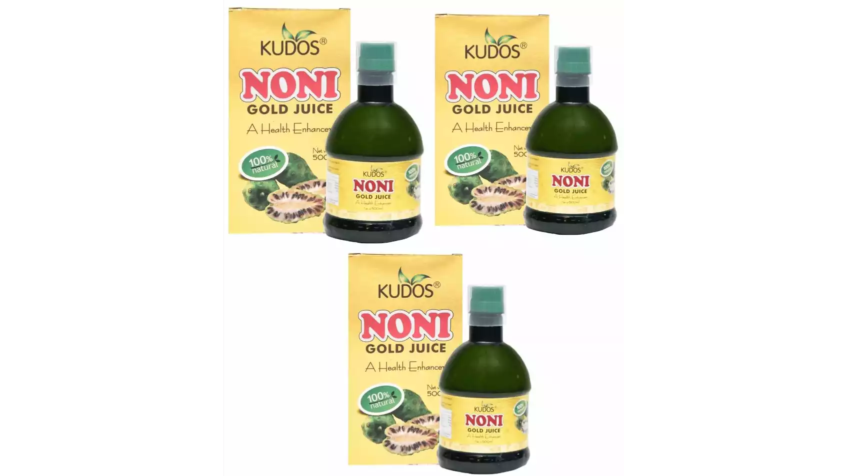 Kudos Noni Juice (500ml, Pack of 3)