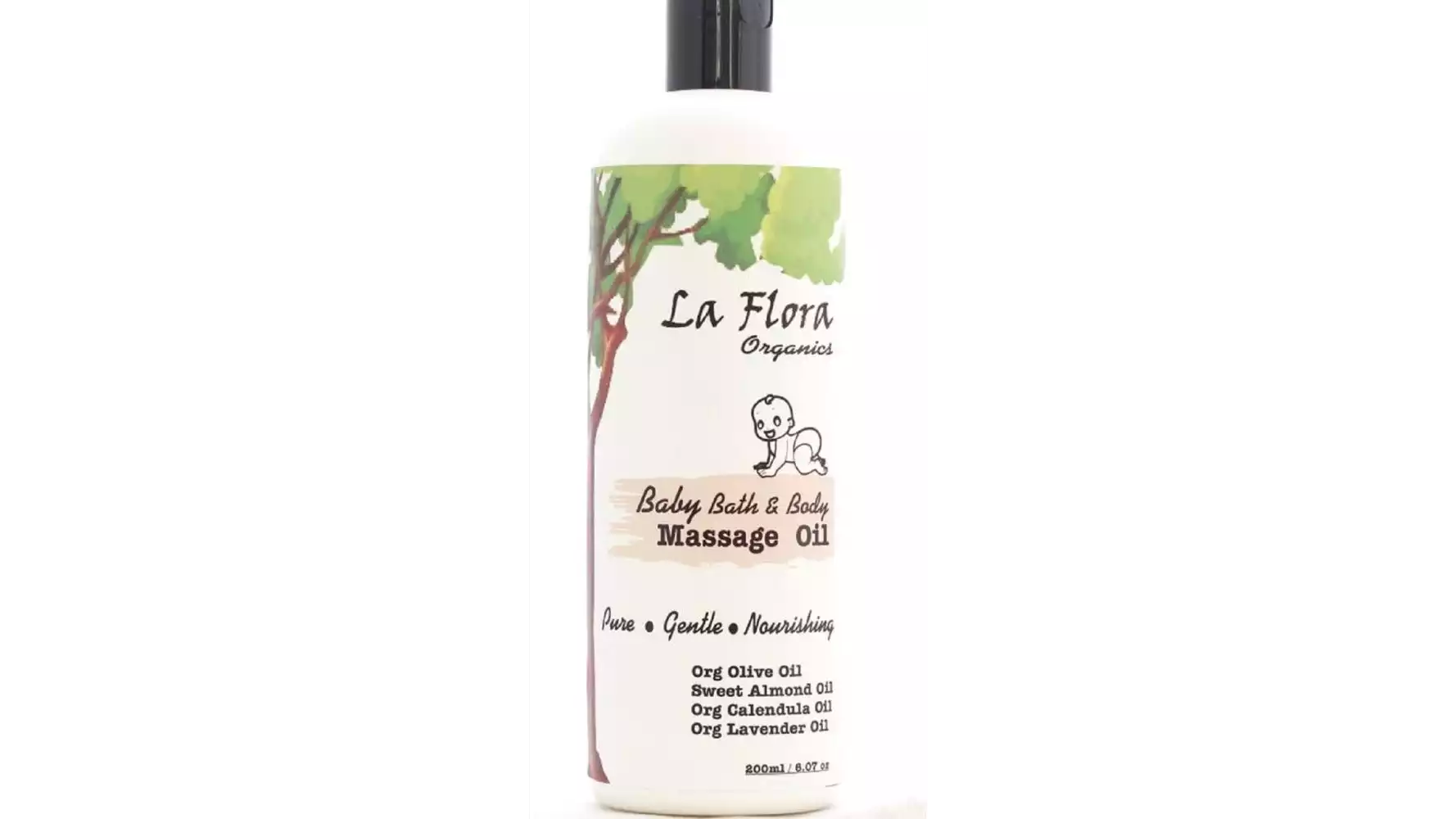 La Flora Organics Baby's Bath & Body Massage Oil (200ml)