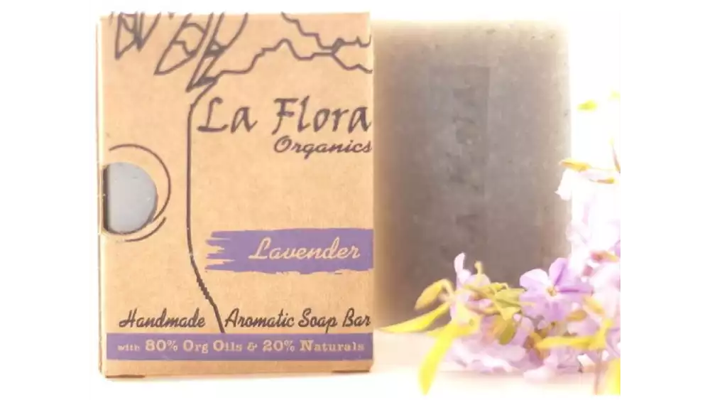 La Flora Organics Lavender Aromatic Handmade Soap (100g)
