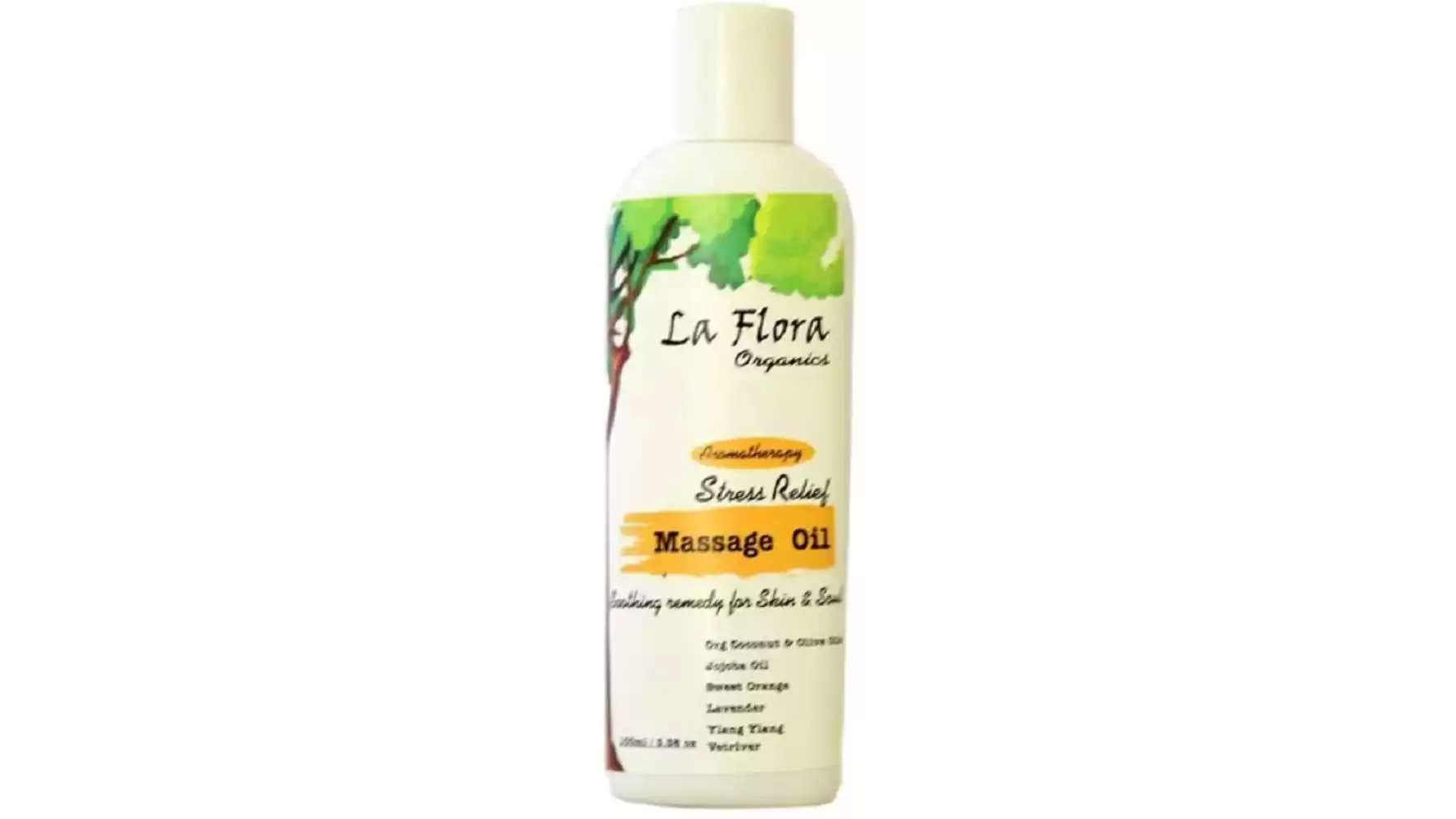 La Flora Organics Stress Relief Aromatherapy Body Massage Oil (100ml)