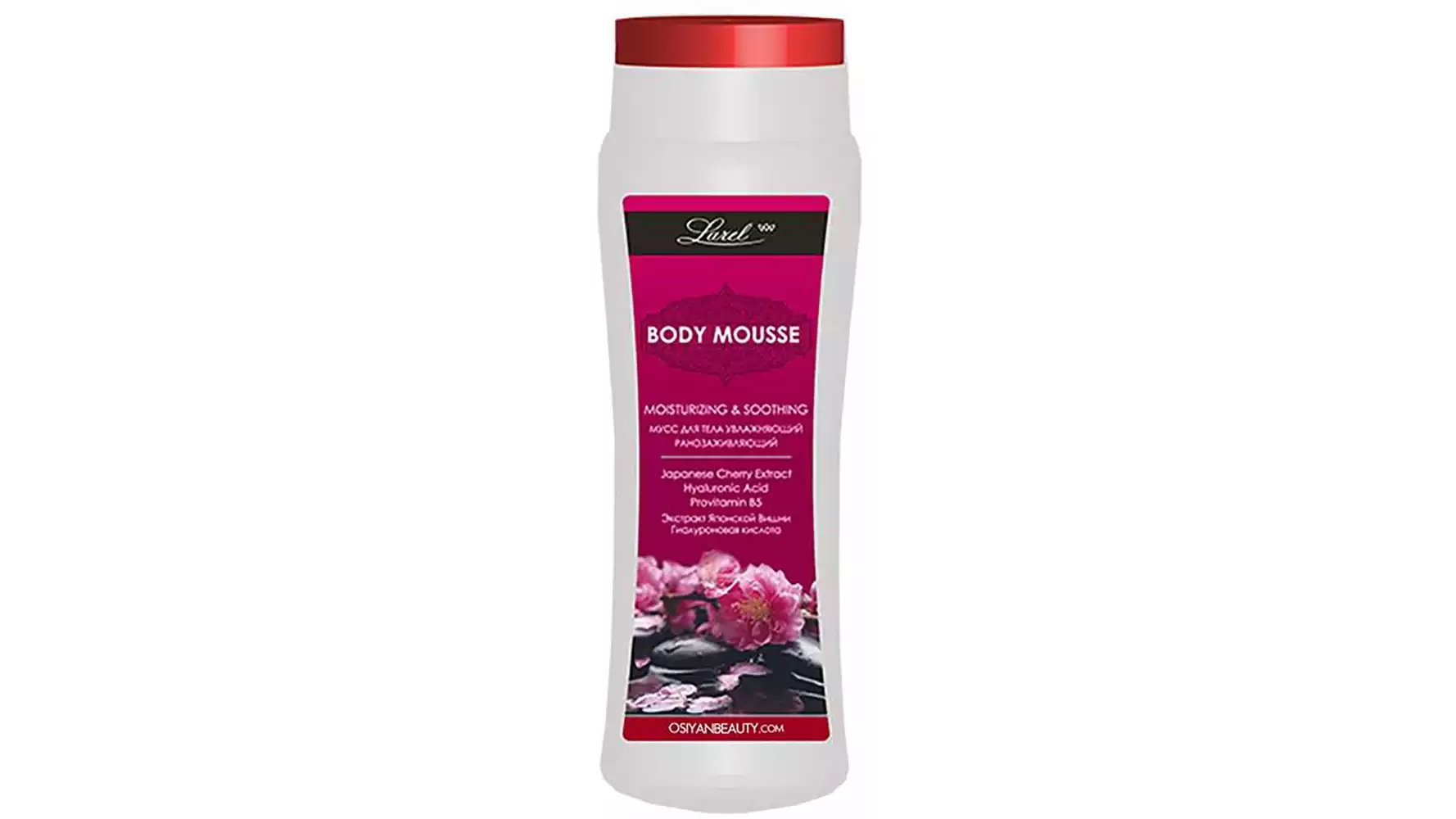 Larel Moisturizing-Soothing Body Mousse With Japanese Cherry Extrac (Made In Europe) (400ml)