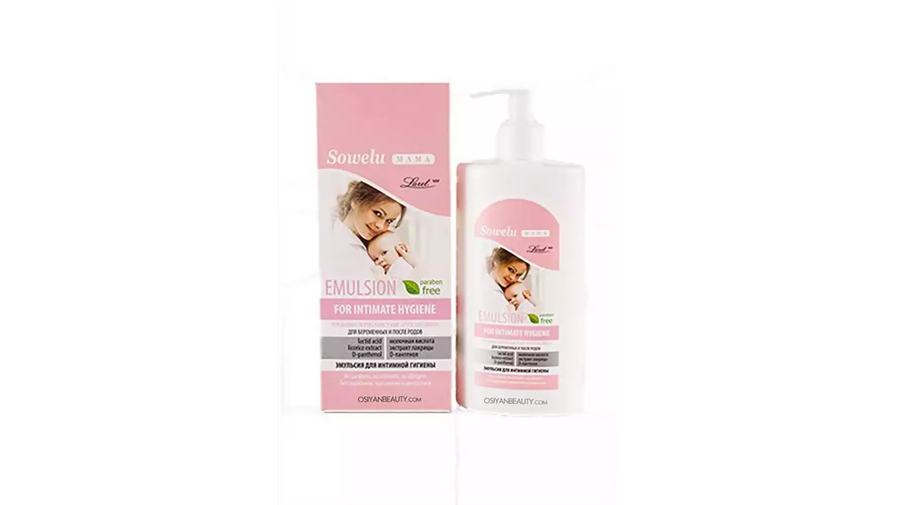 Larel Sowelu Mom Cosmetics Emulsion For Intimate Hygiene(Made In Europe) (300ml)