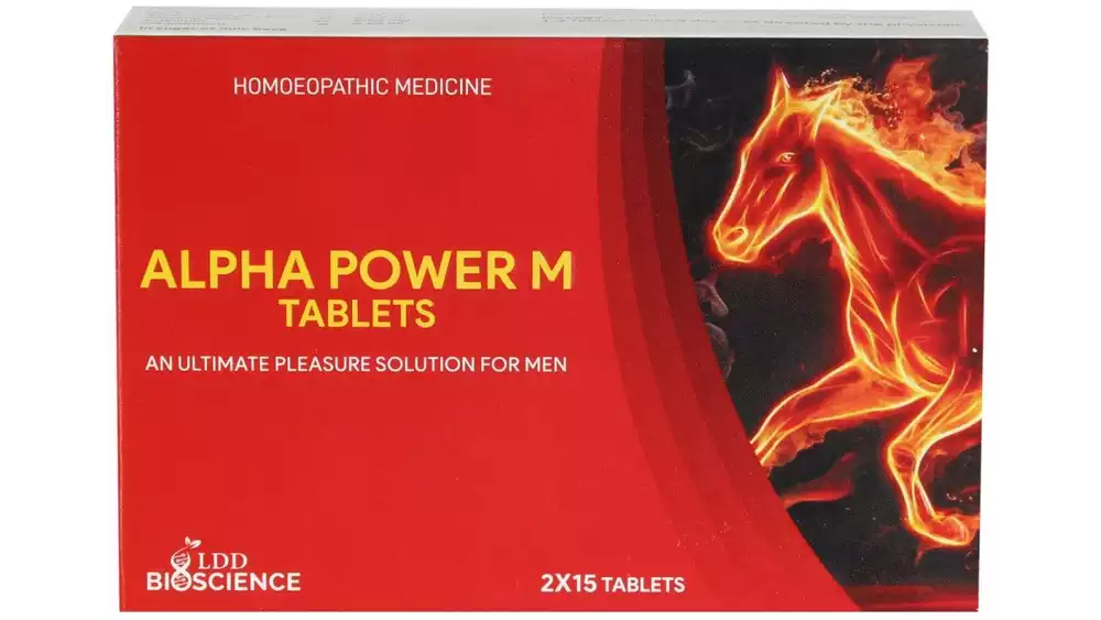 LDD Bioscience Alpha Power M Tablet (15tab, Pack of 2)