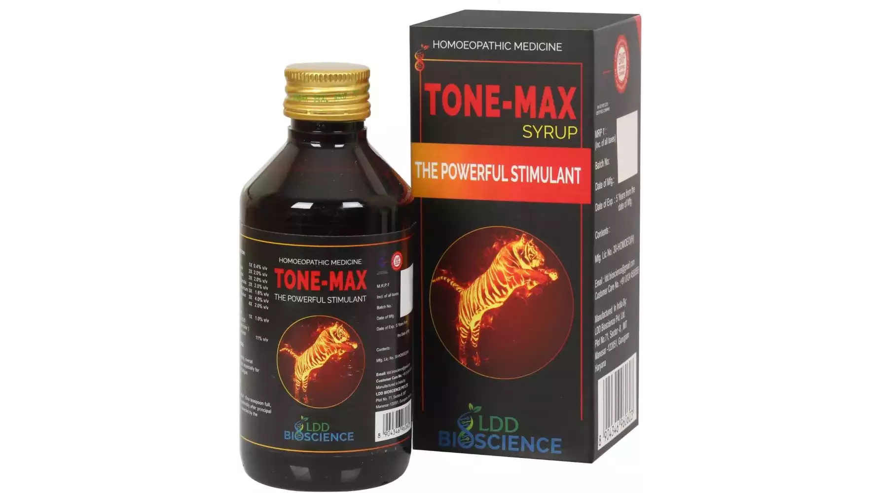 LDD Bioscience Tone Max Syrup (180ml)