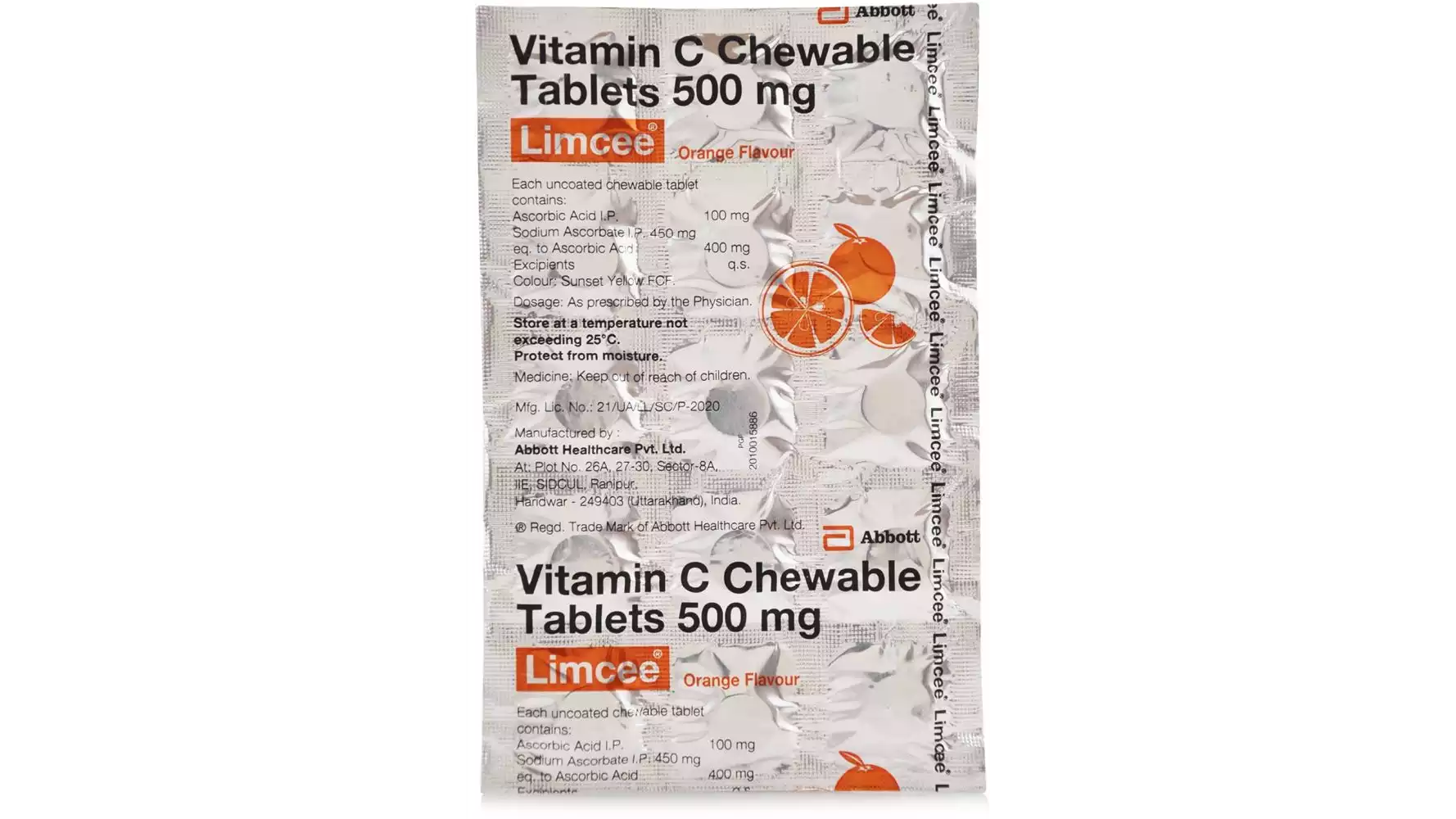 Limcee Chewable Tablet Orange (15tab)