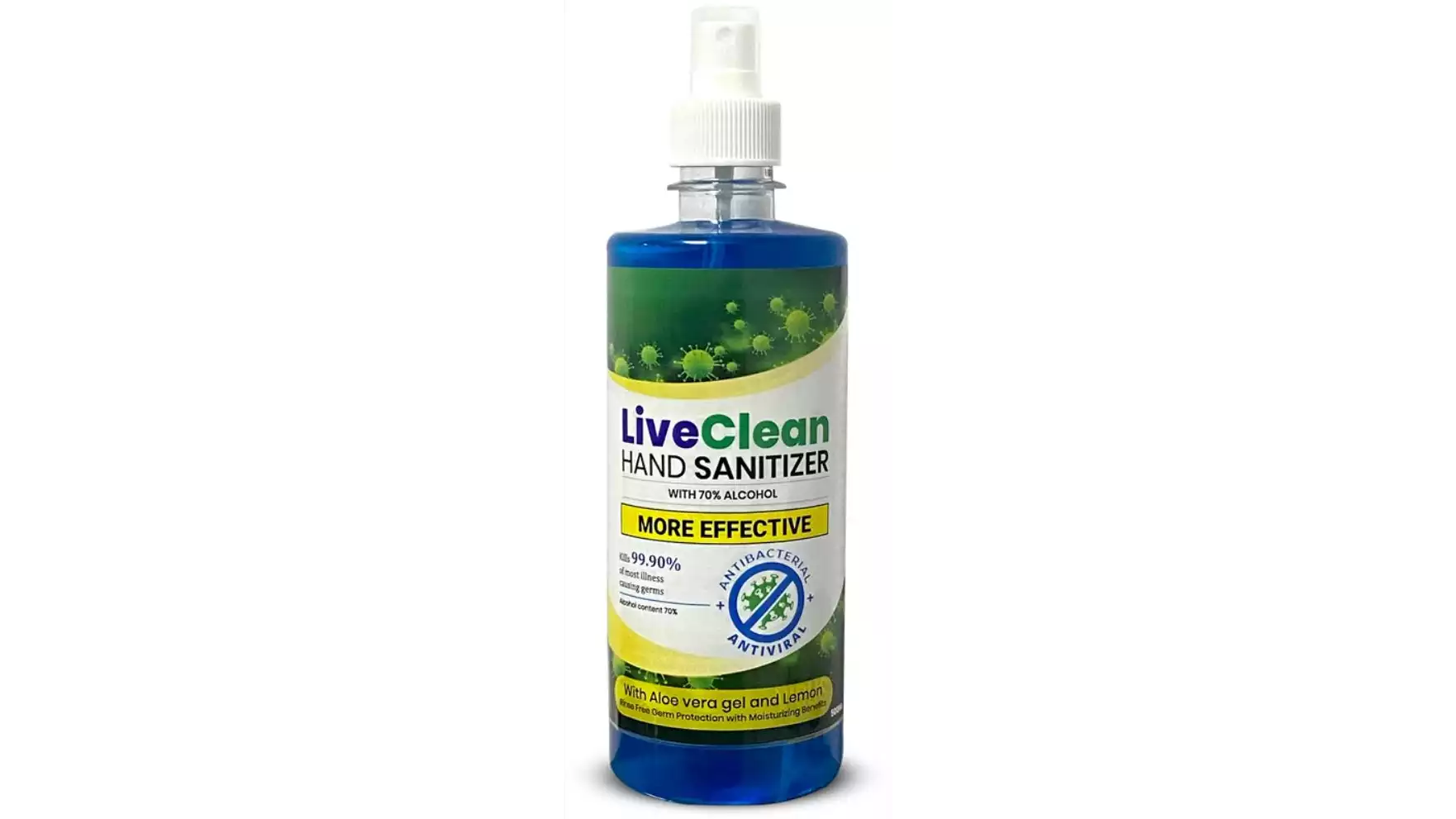 Liveclean Liquid Hand Sanitizer (500ml)