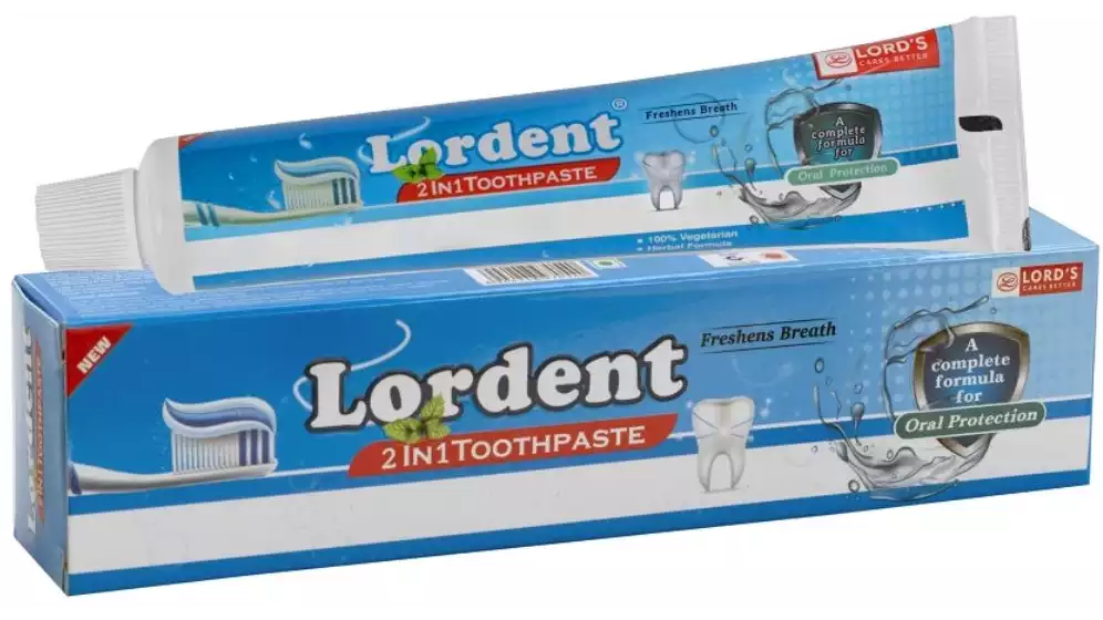 Lords Lordent 2 In 1 Toothpaste (100g)