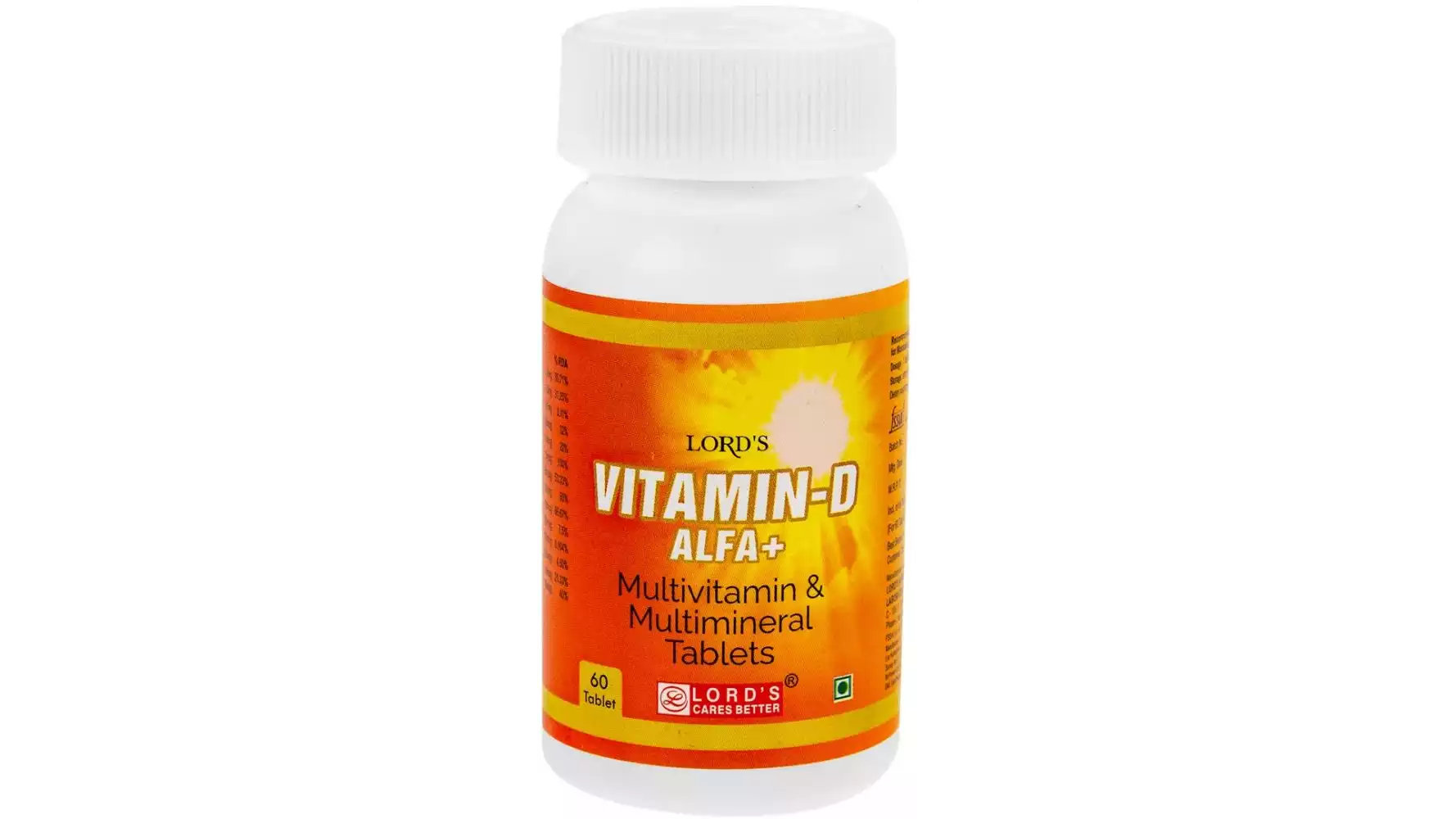 Lords Vitamin D Alfa + Tablets (60tab)