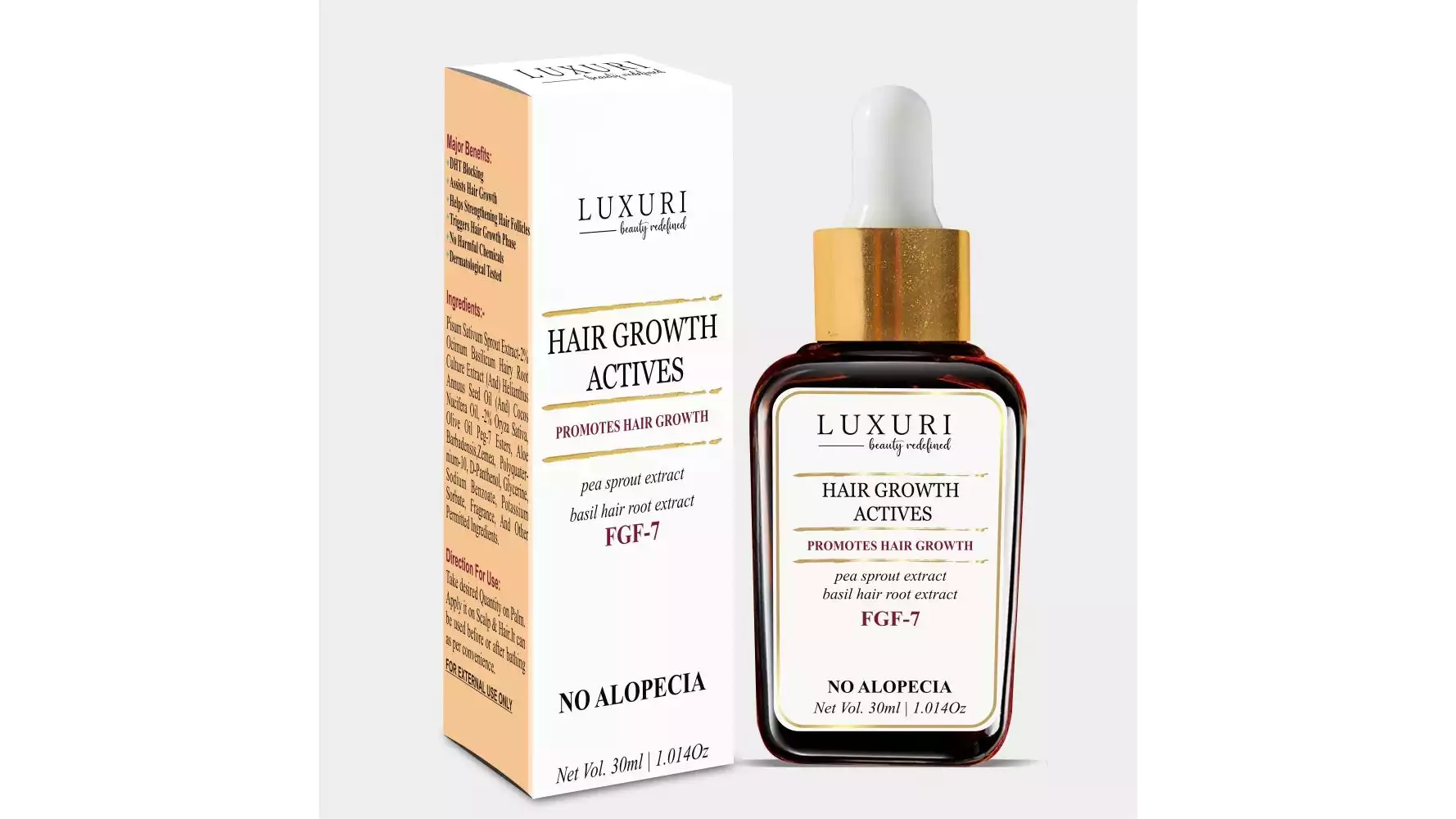 Luxuri Hair Growth Actives Serum (30ml)
