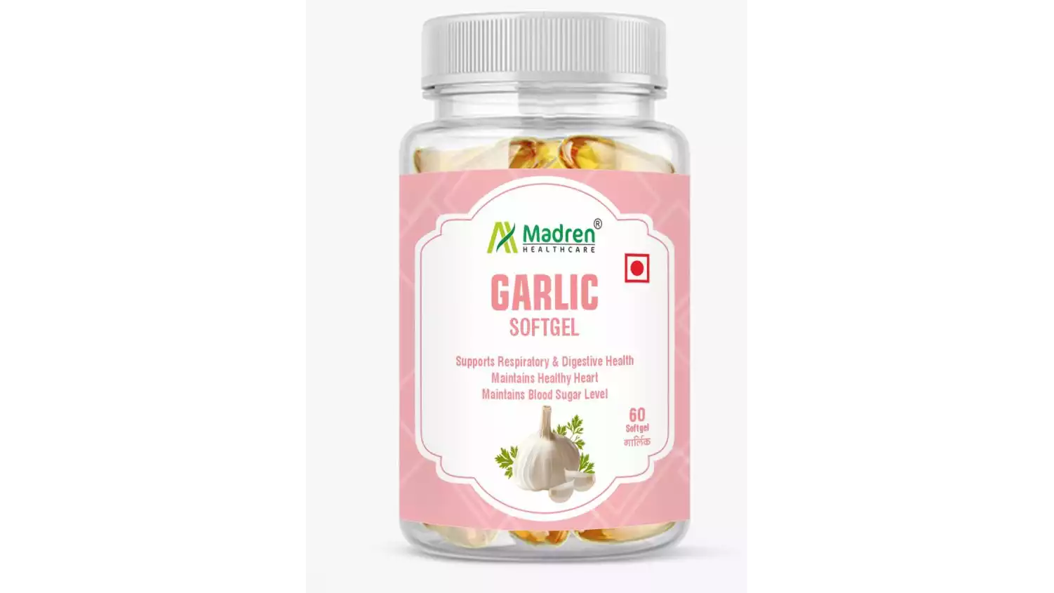 Madren Healthcare Garlic Oil Softgel Capsule (60caps)