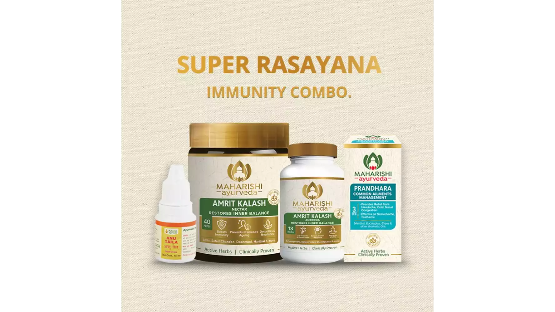 Maharishi Ayurveda Super Rasayana Immunity Kit (1Pack)