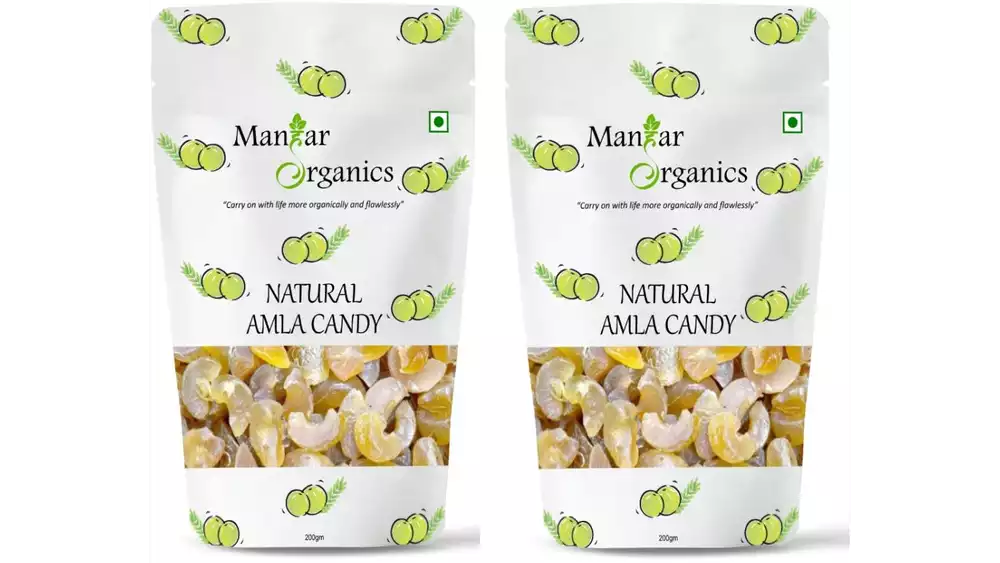 Manhar Organics Amla Candy (200g, Pack of 2)