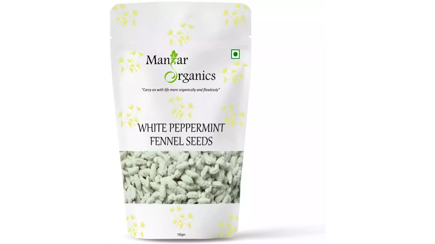 Manhar Organics Peppermint Fennel Seeds (150g)