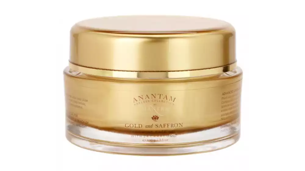Mantra Herbal Ananatam Gold & Saffron Glowing Face Gel With 24 K Gold (100g)