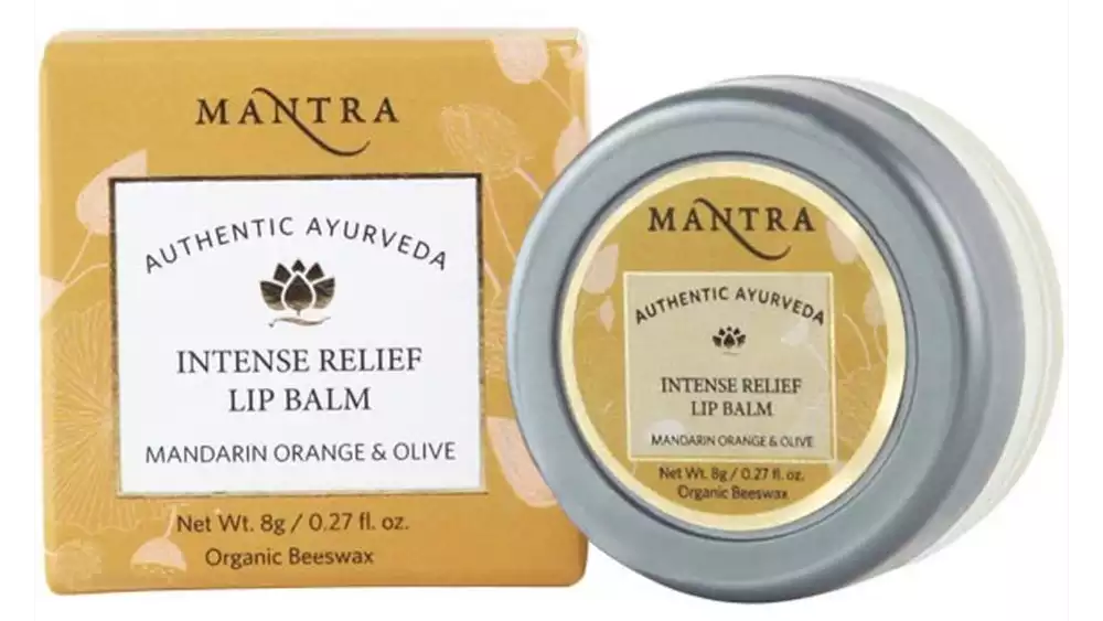Mantra Herbal Intense Relief Lip Balm Mandarin Orange & Olive (8g)