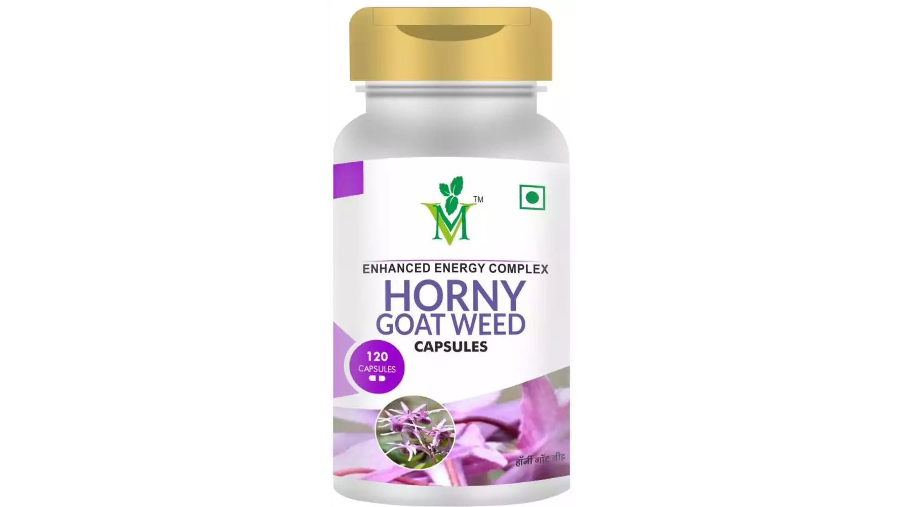 Mint Veda Horny Goat Weed Extract With Maca Root For Men And Women Vegetarian Capsules (120caps)
