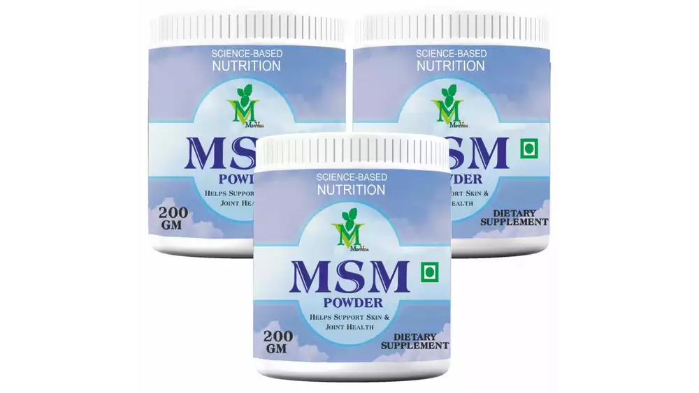 Mint Veda MSM Powder (200g, Pack of 3)