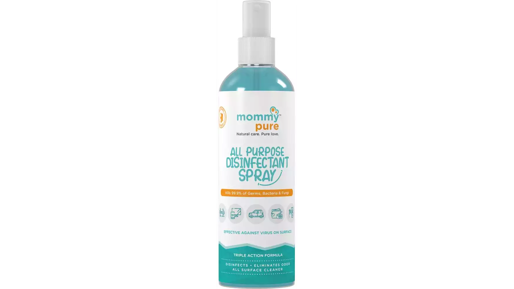 Mommypure All Purpose Disinfectant Spray (100ml, Pack of 2)