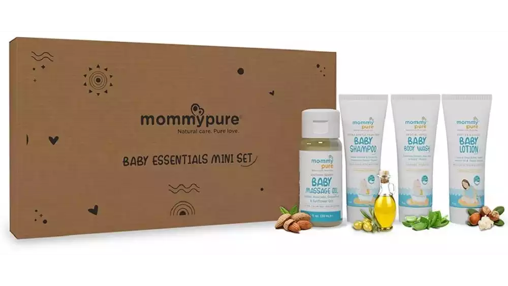 Mommypure Baby Essentials Mini Set Combo (1Pack)