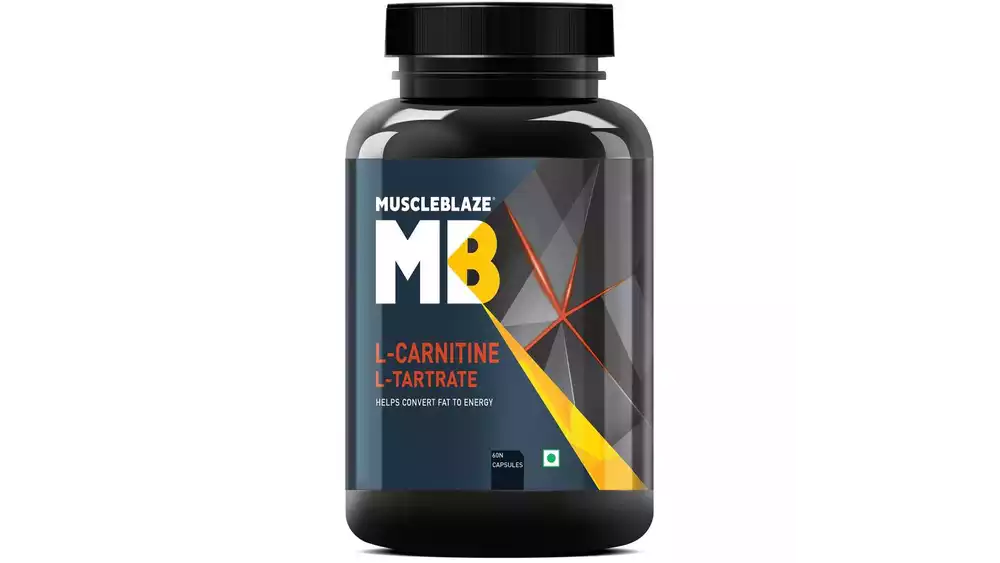 Muscleblaze L-Carnitine L-Tartrate (60caps)