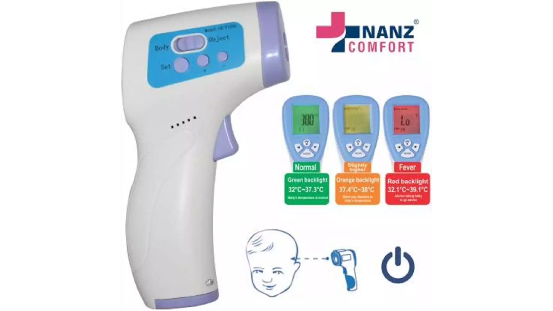 Nanz Comfort NC-204 Infrared Thermometer (1pcs)