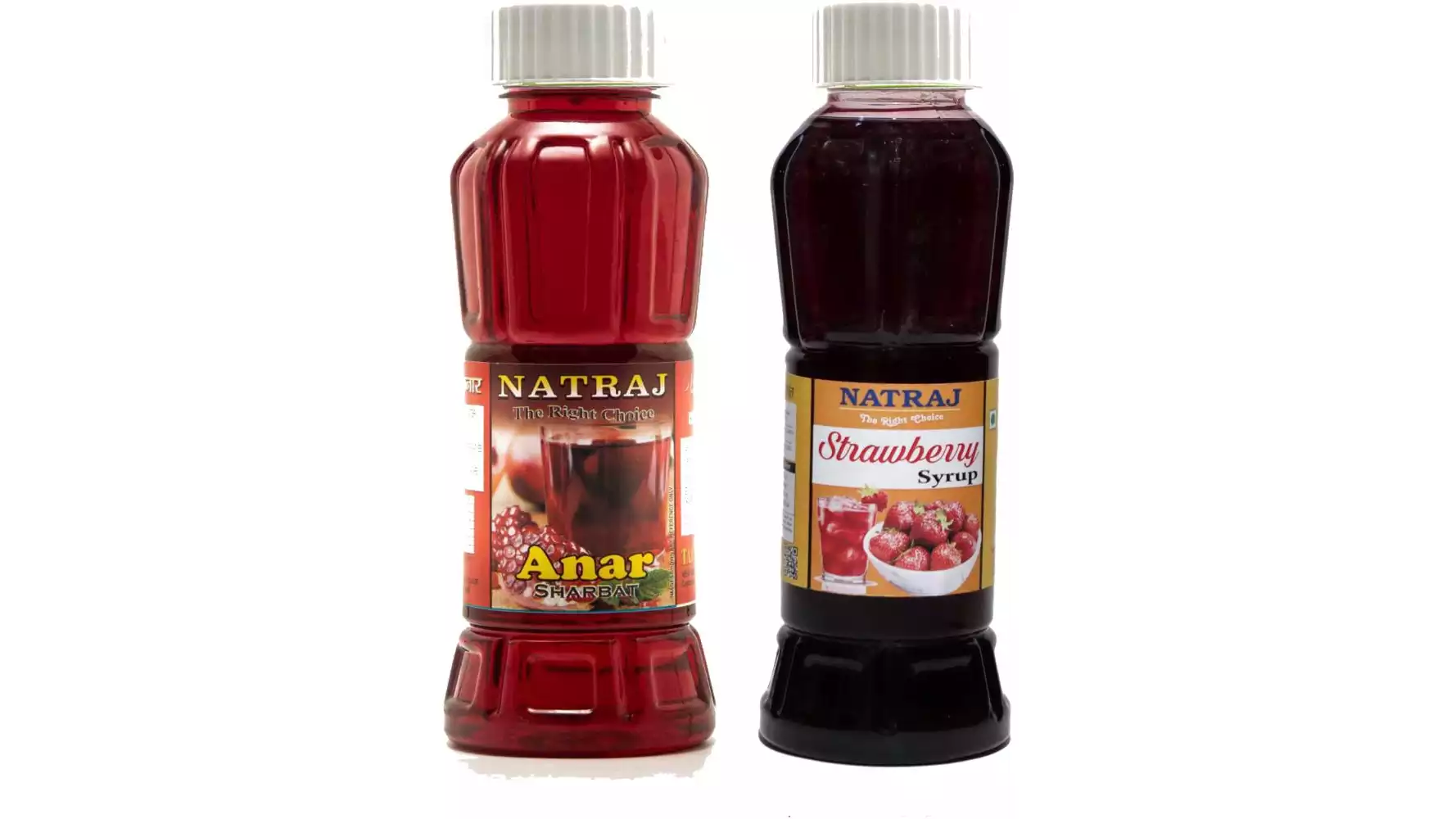 Natraj Anar & Strawberry Sharbat Combo (1Pack)