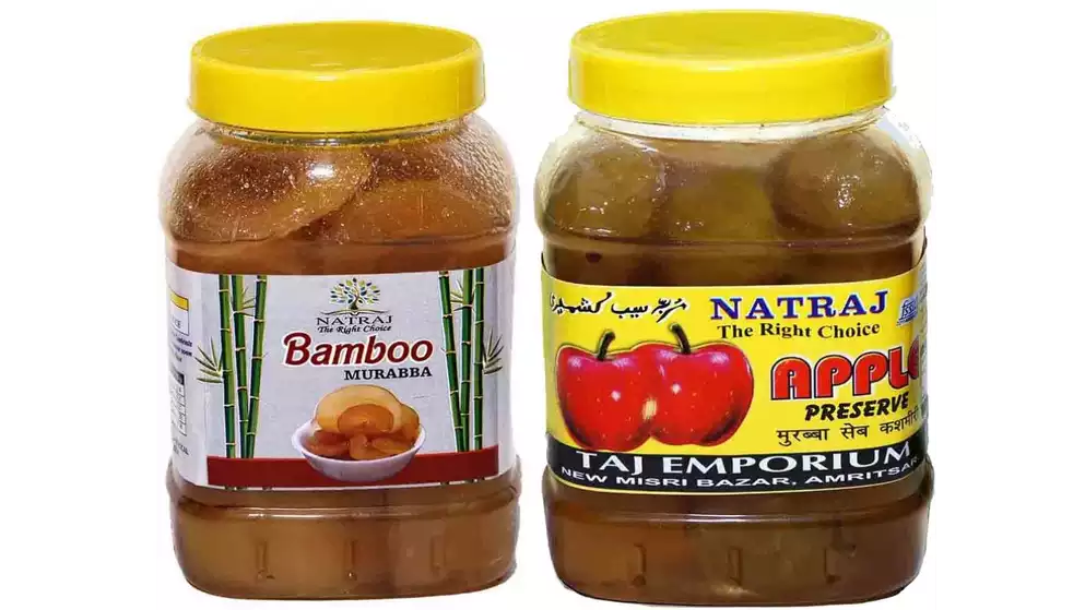 Natraj Bamboo & Apple Murabba Combo (1kg, Pack of 2)