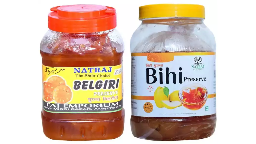 Natraj Belgiri & Bihi Murabba Combo (1kg, Pack of 2)