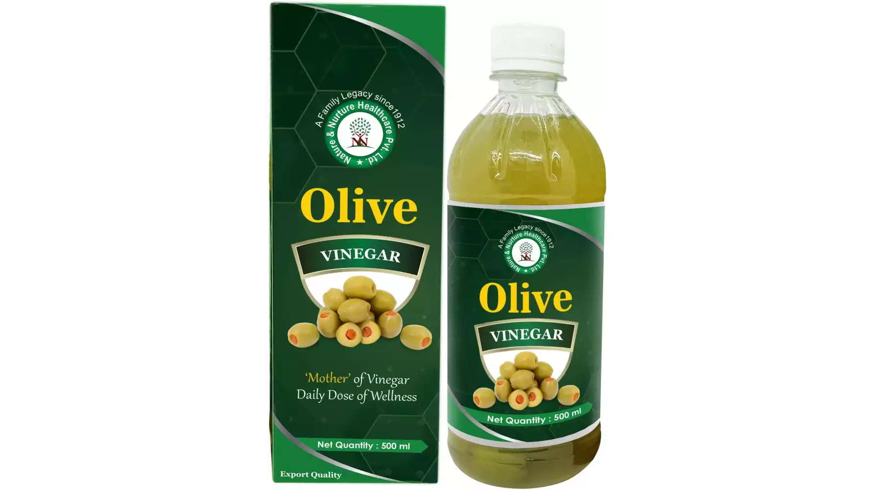 Nature & Nurture Olive Vinegar (500ml)
