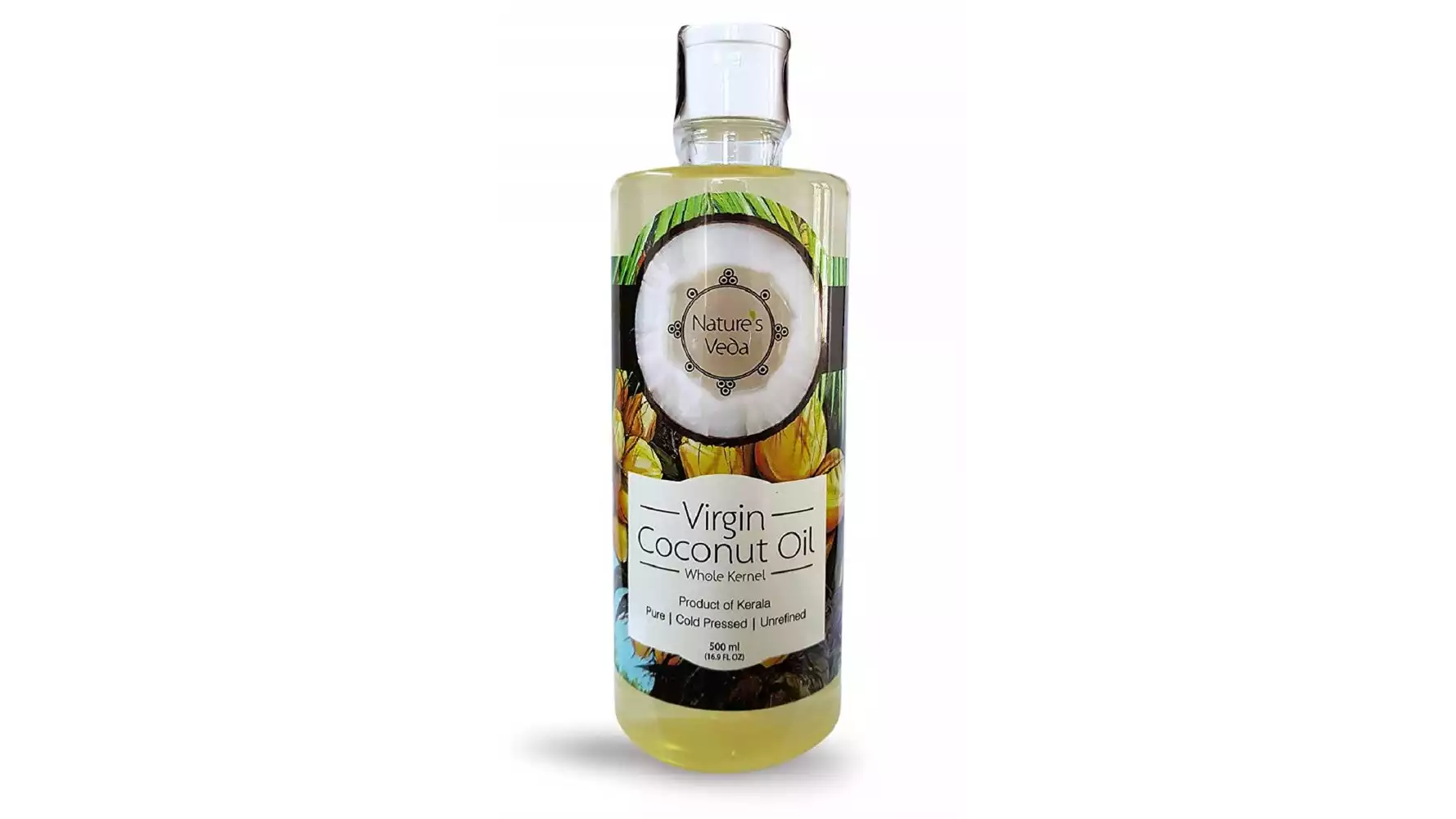 Nature's Veda Virgin Coconut Oil Cold Pressed (500ml)