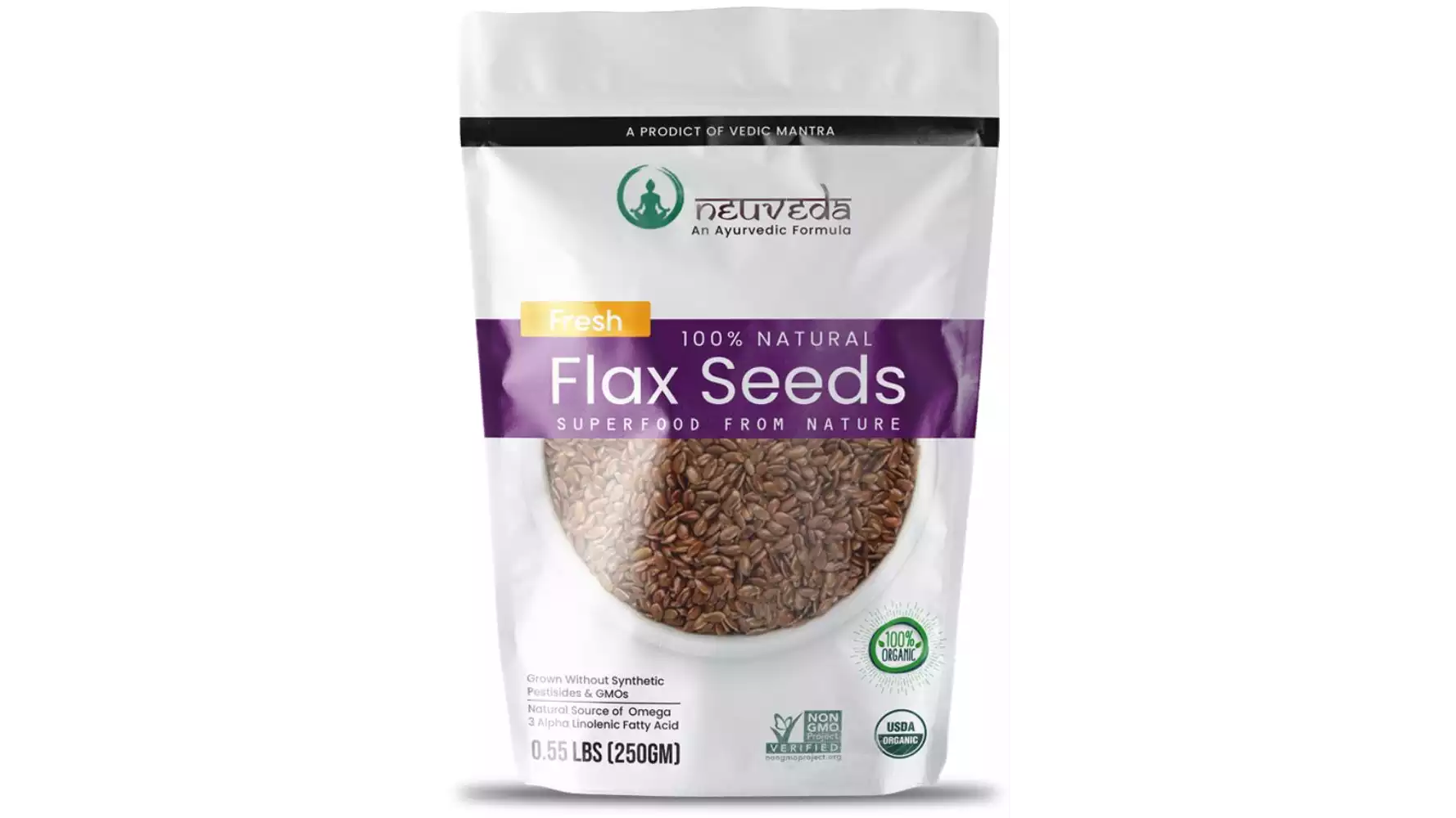 Neuveda Natural Flax Seeds (250g)