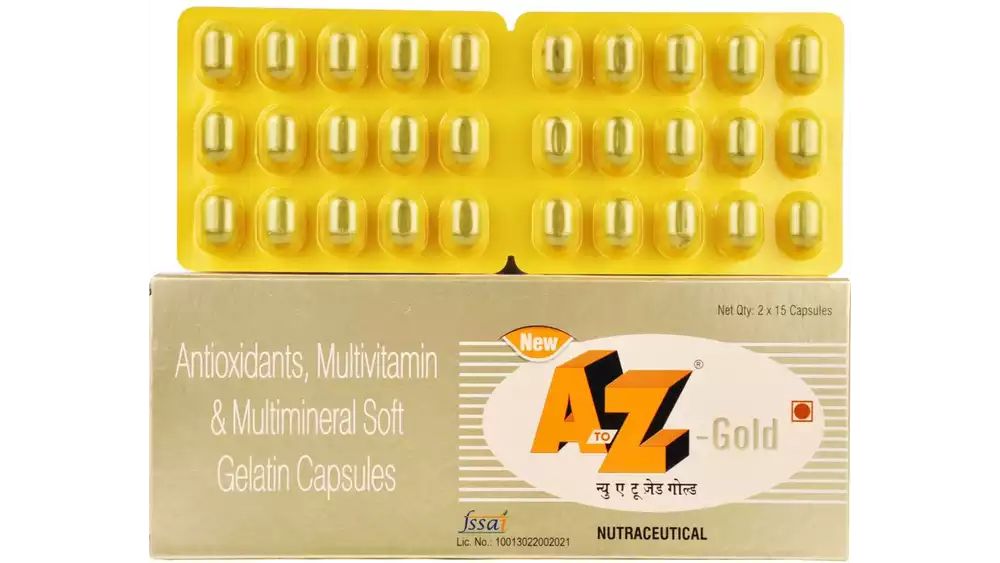 New A to Z Gold Soft Gelatin Capsule (15caps)
