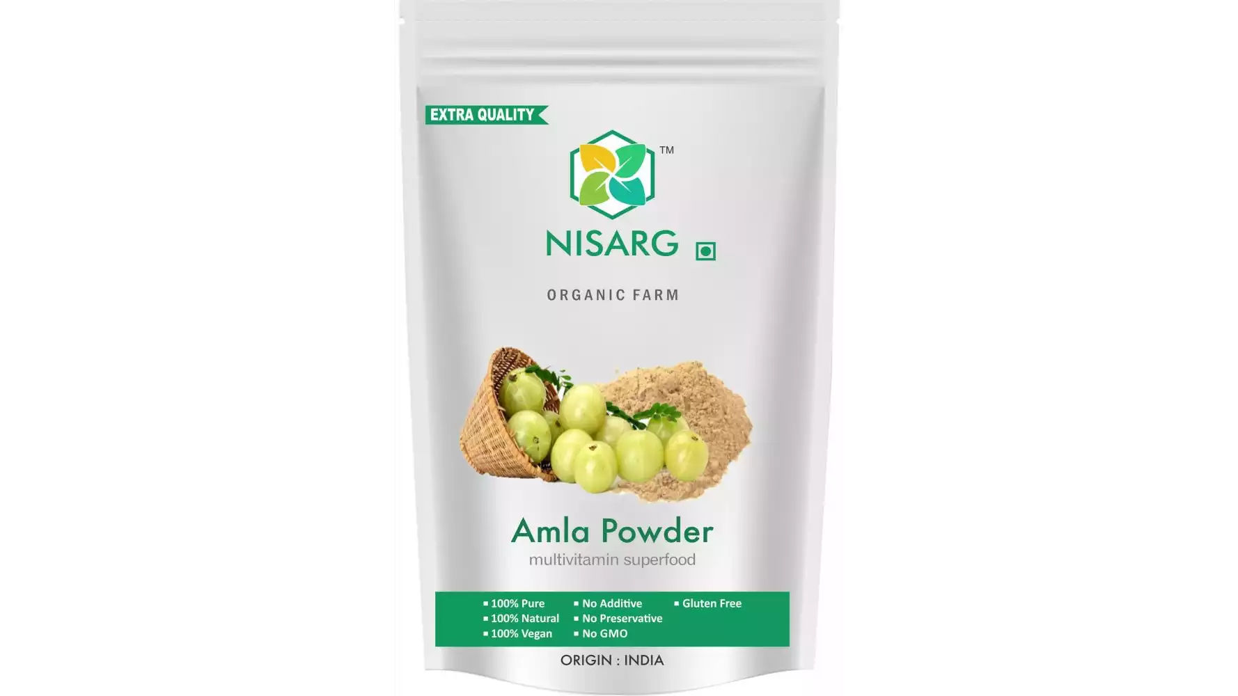 Nisarg Organic Farm Amla Powder (100g)