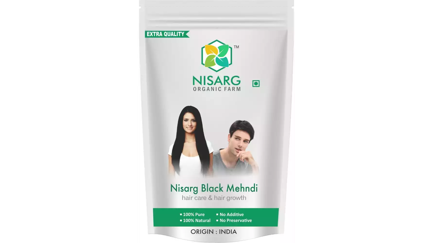 Nisarg Organic Farm Black Mehndi (300g)