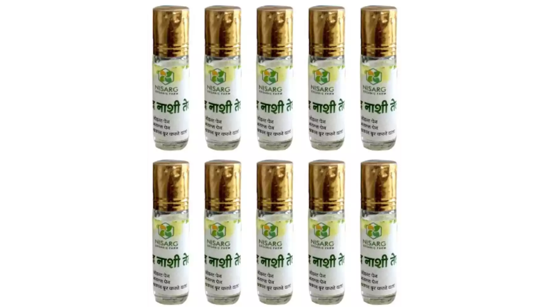 Nisarg Organic Farm Dardnashi Oil (8ml, Pack of 10)