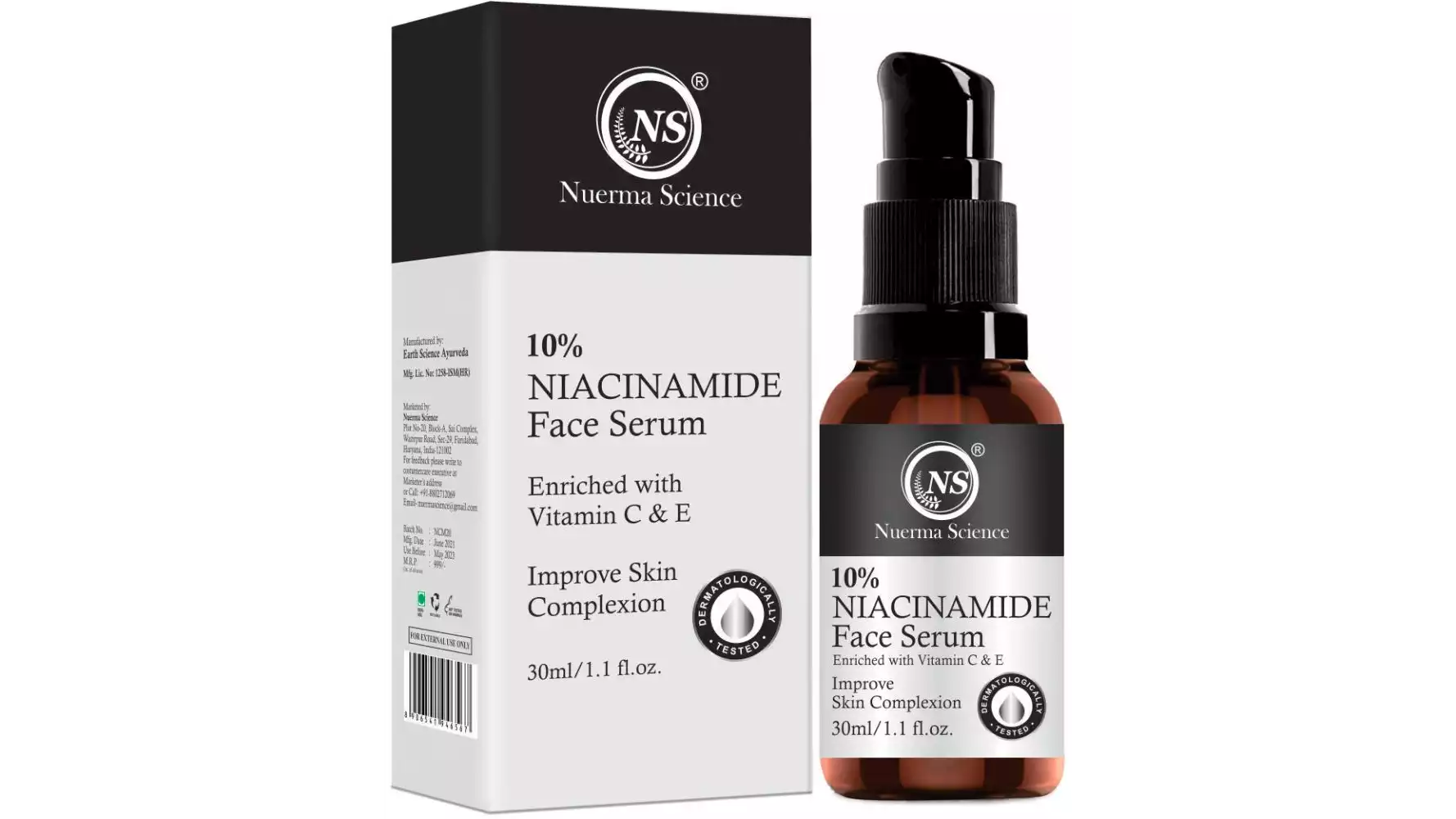 Nuerma Science 10% Niacinamide Face Serum (30ml)