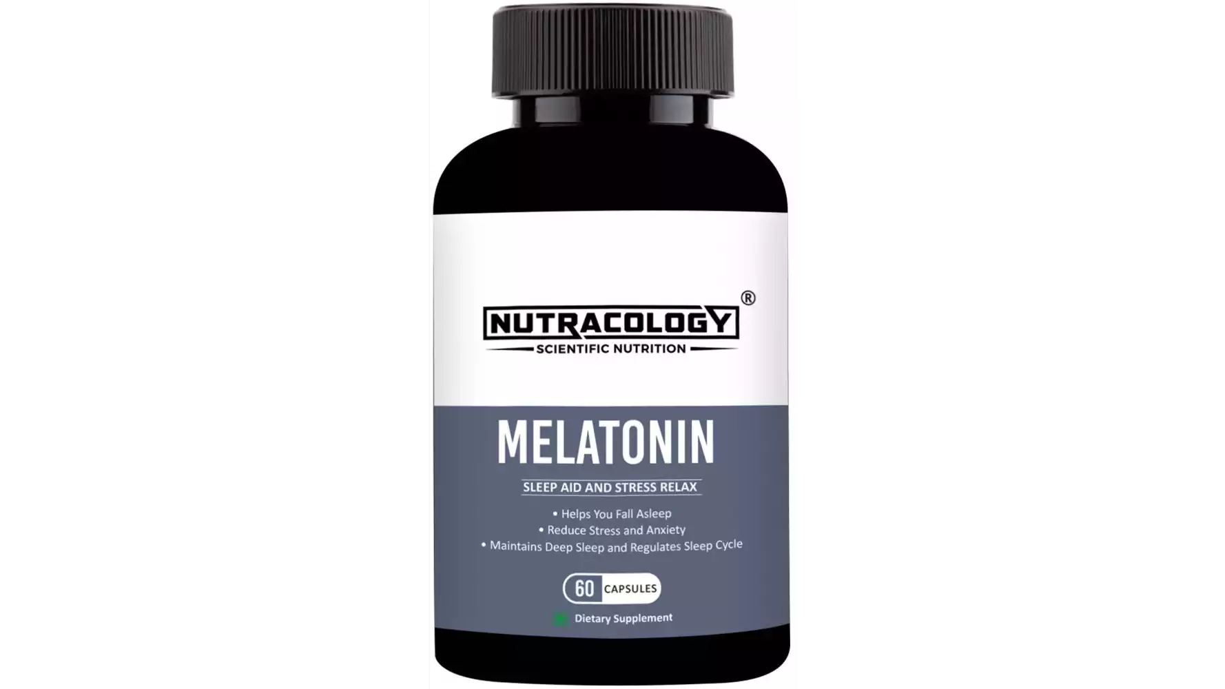 Nutracology Melatonin Sleep Aid & Stress Relax (60caps)