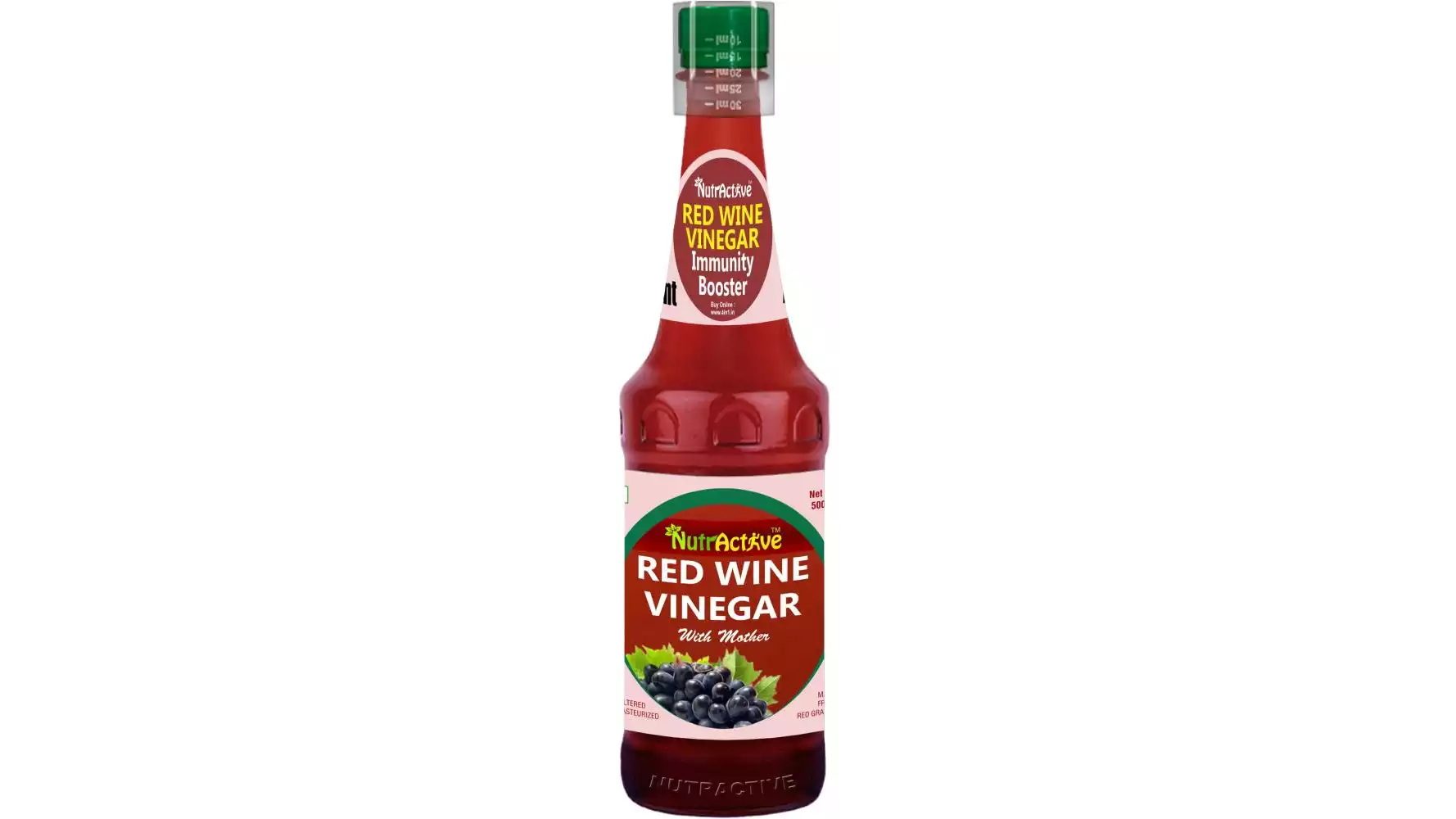 Nutractive Unfiltered Red Wine Vinegar (500ml)