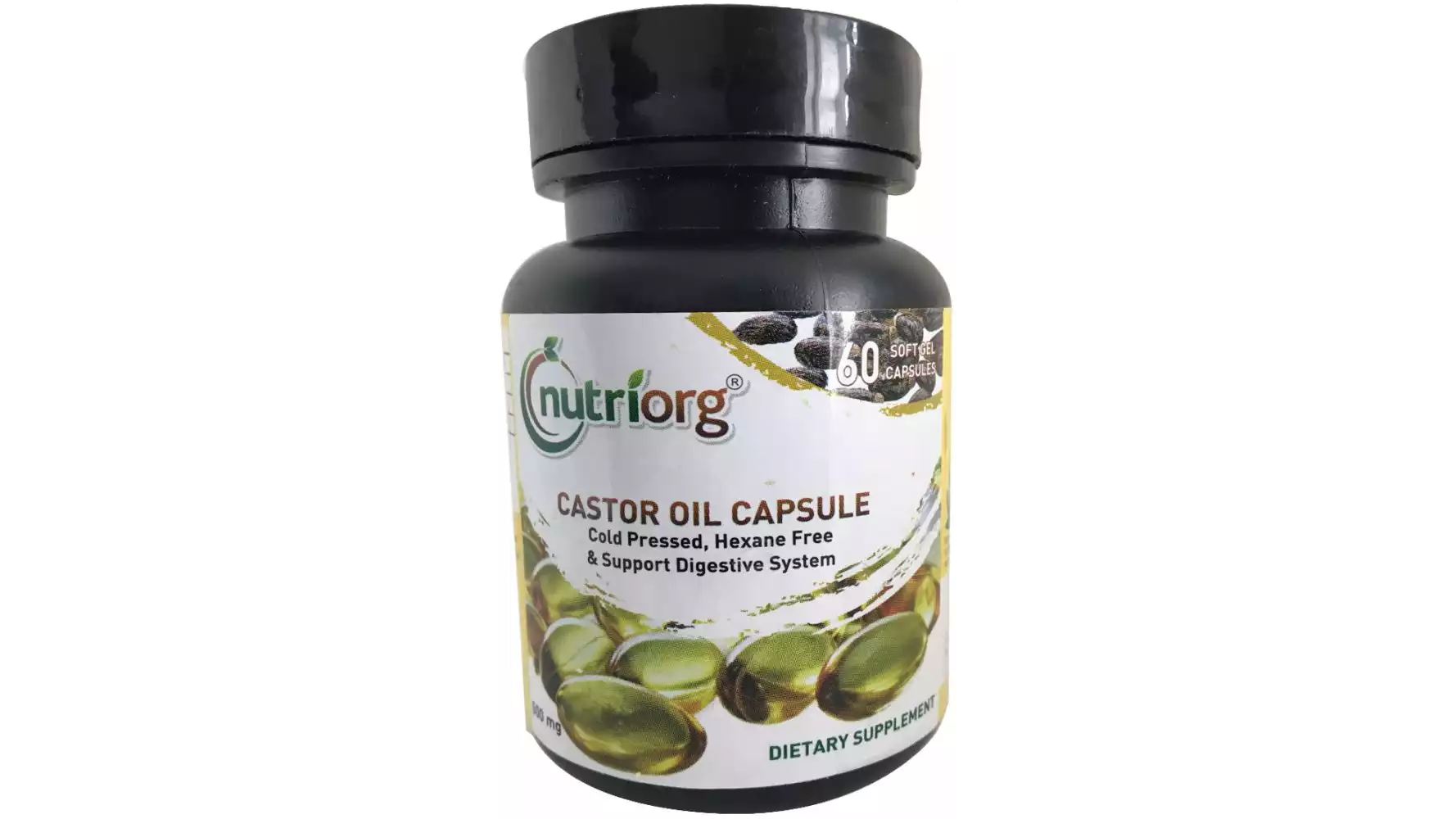 Nutriorg Castor Oil Soft Gel Capsule (60caps)