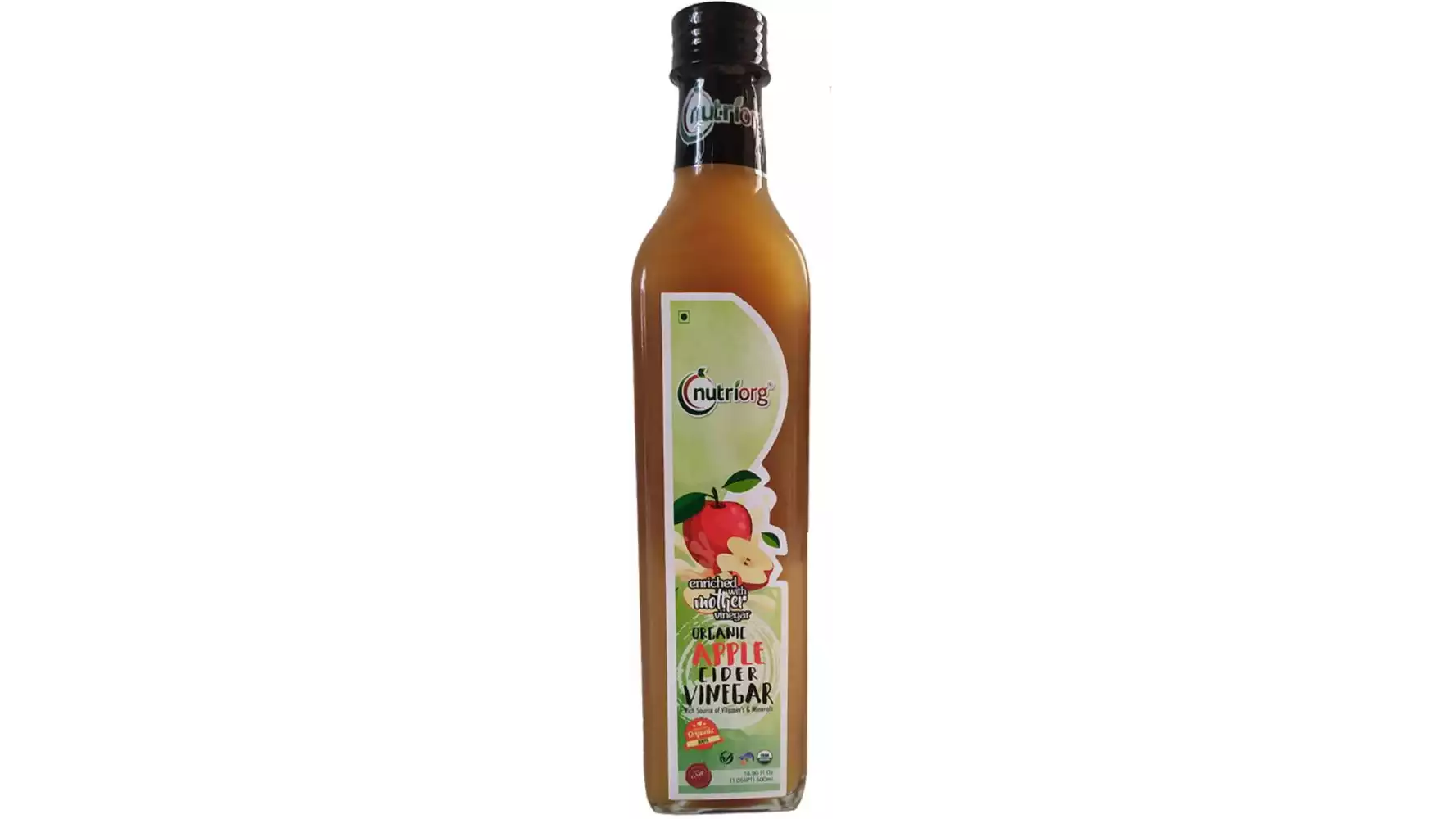 Nutriorg Certified Organic Apple Cider Vinegar (500ml)