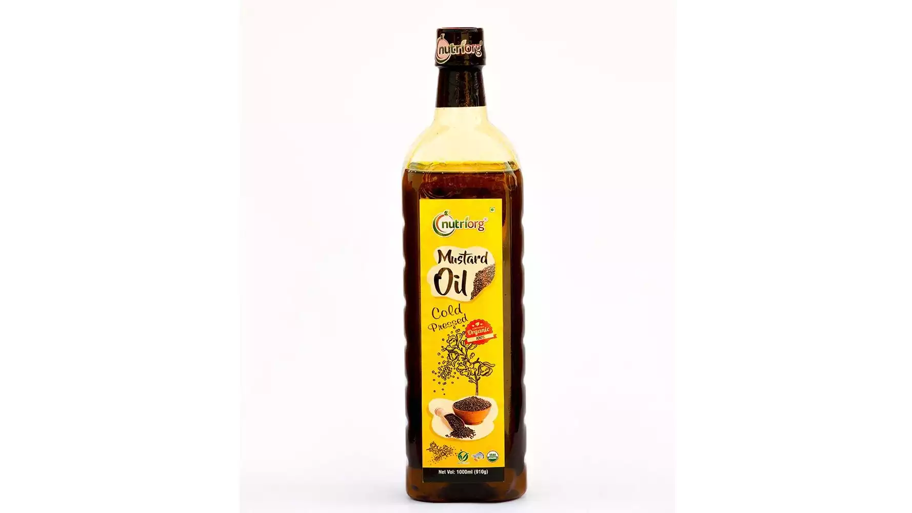 Nutriorg Certified Organic Mustrad Oil (1liter)
