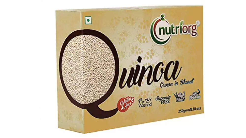 Nutriorg Certified Organic Quinoa Grain (250g, Pack of 2)