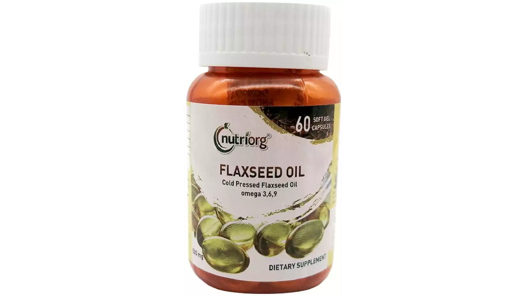 Nutriorg Flaxseed Oil Soft Gel Capsule (60caps)