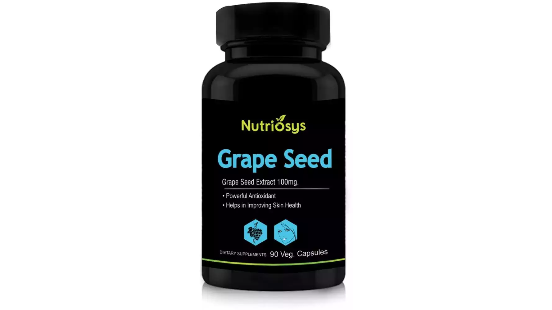 Nutriosys Grape Seed 100Mg Veg Capsule (90caps)