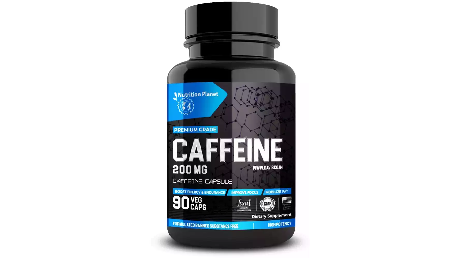 Nutrition Planet Caffeine Capsules (90caps)